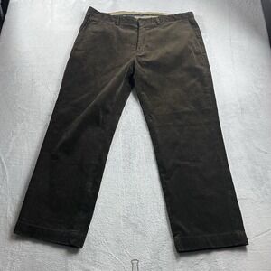 Polo Ralph Lauren Men's Preston Corduroy Pants 40x30 Brown Vintage Cotton Preppy